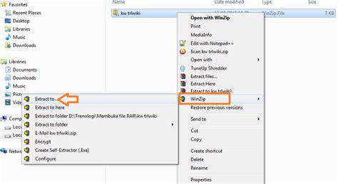 Id Cara Membuka Ekstrak File Rar Dan Zip Di Windows 7