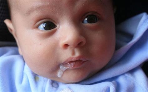 Spit up that looks like curdled milk is no reason to be alarmed, and there is an explanation. DOES YOUR BABY THROW UP A LOT? HOW TO HANDLE IT?