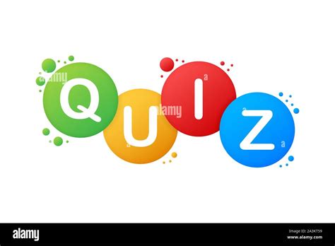 Quiz Logo Mit Sprechblase Symbole Konzept Der Fragebogen Zeigen Singen