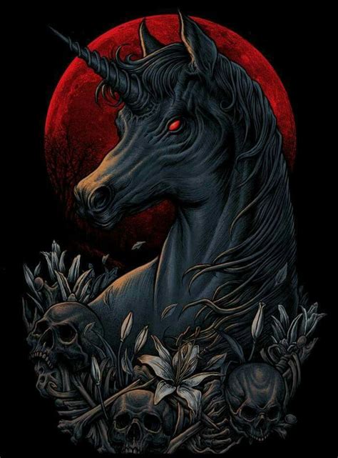 Unicorn Gothic Fantasy Art Unicorn Art Unicorn Tattoos