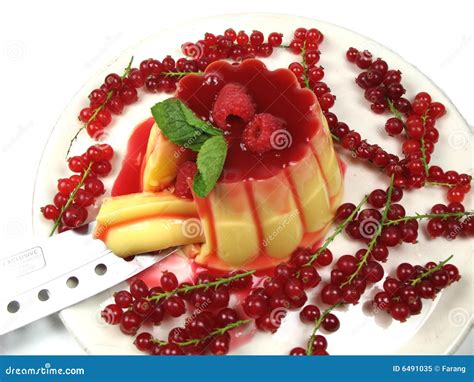 Serving Pudding Stock Image Image Of Dessert Delicious 6491035