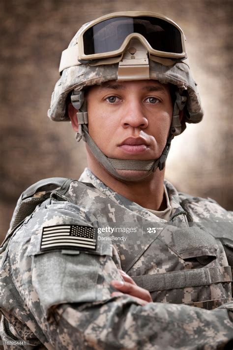 Foto De Stock Soldado Americano Retrato Soldados Americanos