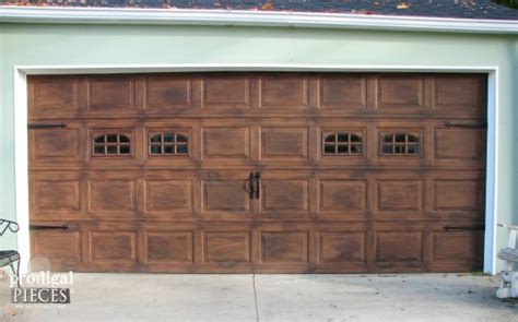Faux Wood Garage Door Tutorial Prodigal Pieces