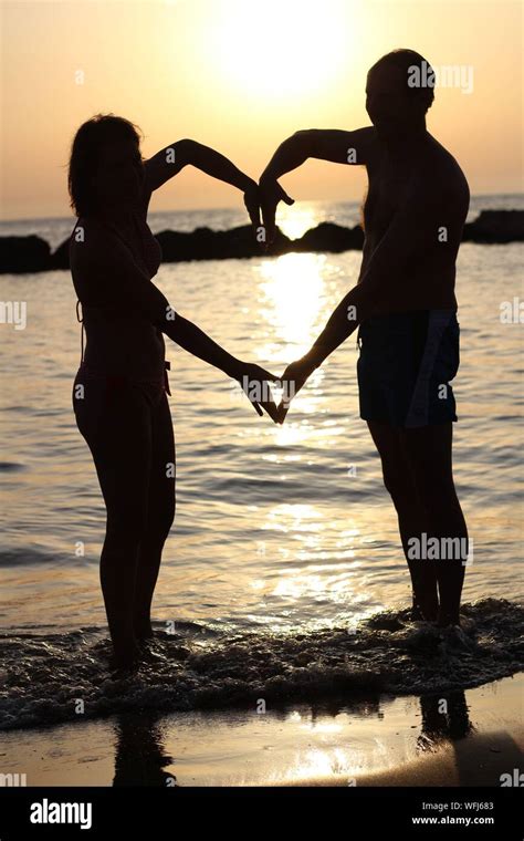 Couple Making Love Silhouette High Resolution Stock Photography And