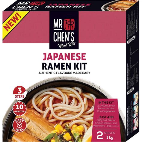 Mr Chens Japanese Ramen Kit 1kg Woolworths