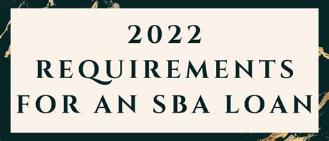 2022 Requirements For An Sba Loan Affordable Bookkeeping And Payroll