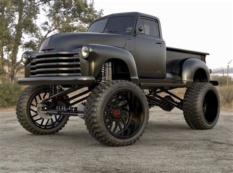 Old Classic Lifted Chevy Trucks