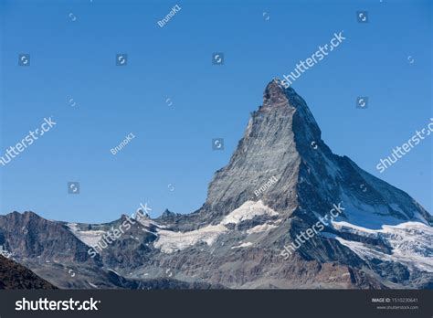 Closeup Peak Mountain Matterhorn Zermatt Valais Stock Photo 1510230641