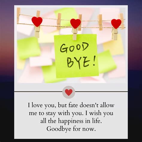 Goodbye Messages For Boyfriend Last Words To Lover