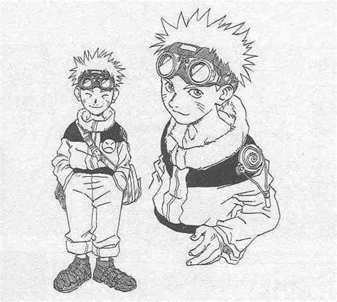 First Sketch Of Naruto By Masashi Kishimoto Sketch Naruto