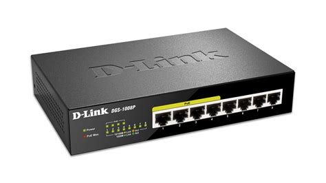 8 Port Gigabit Ethernet Poe Switch Dgs 1008p D Link