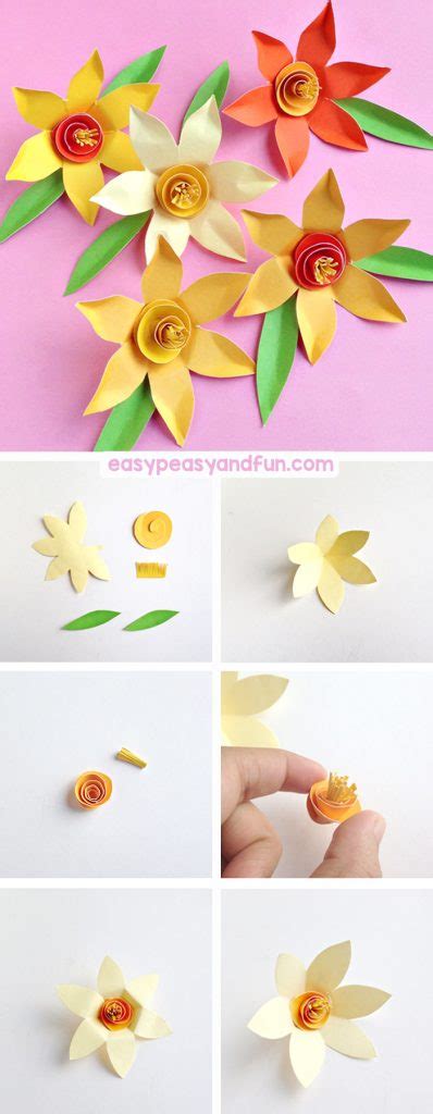 How To Make Paper Daffodils Easy Peasy And Fun