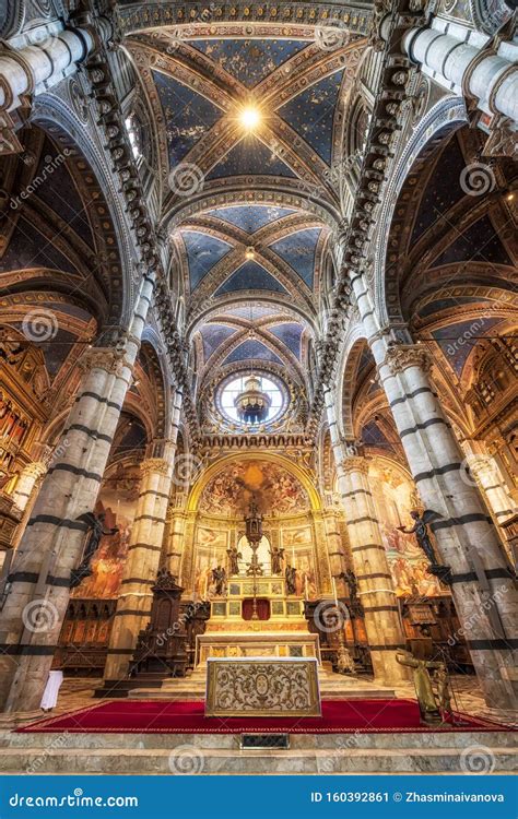 Interior Of Siena Cathedral Editorial Photo Image Of Church Italian