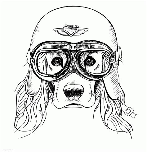 Dog Coloring Book For Adults Coloring Pages Printablecom