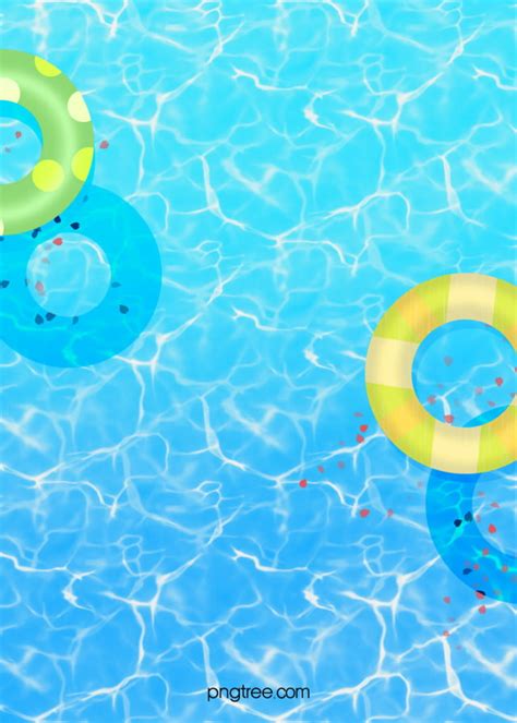Watermark Background Of Blue Swimming Pool Wallpaper Image For Free