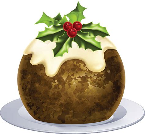 Best Christmas Pudding Illustrations Royalty Free Vector Graphics
