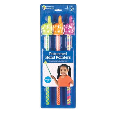 Learning Resources Patterned Hand Pointers 3 Pack Michaels