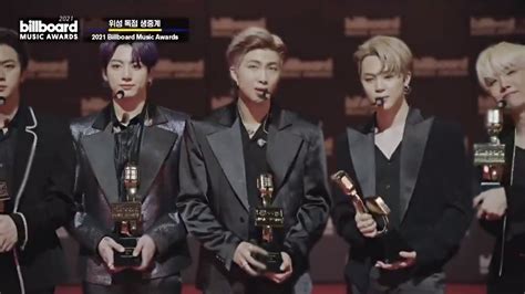 Bts Sweep Every Award At The 2021 Billboard Music Awards Youtube