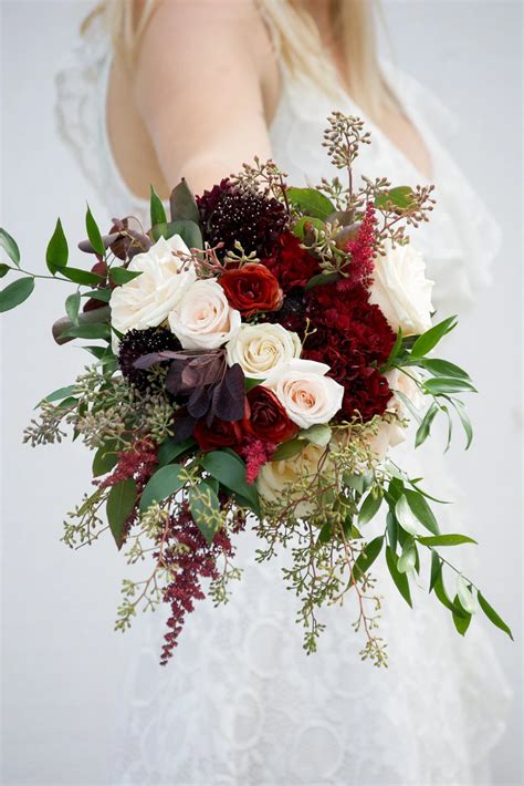 Diy Wedding Flowers Merlot Plum And Fall Bouquets Kukka Flowers