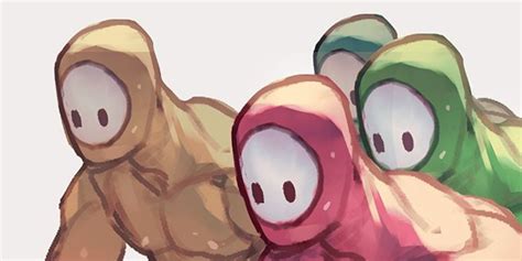 Fall Guys Fan Art Horrifyingly Reimagines Adorable Bean Mascot