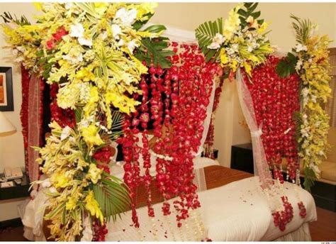 #honeymoon #decoration #rosepetals #florist #florabyshayra #freshflowers. Bridal Wedding Bedroom Decoration Designs Ideas Pictures ...