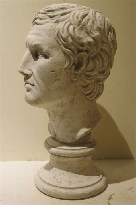 Plaster Sculpture Bust Of A Classical Roman At 1stdibs Roman Bust