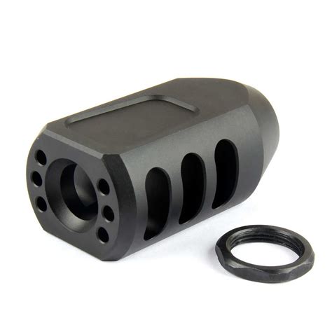 Tanker Style Muzzle Brake 50 Beowulf 34 X 24 Tpi With Jam Nut Tacfun