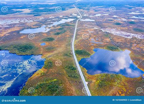 Autumn Landscape West Siberian Plain Stock Image Image Of Foliage