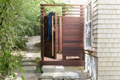 Outdoor Shower Design By Worth And Wing Of Marthas Vineyard Outdoor Shower Outdoor Pool