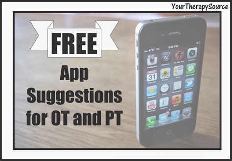While not the right solution for everyone, online therapy (aka telehealth) is quickly becoming one of the top ways people seek mental health services. Free App Suggestions for OT and PT | Your Therapy Source ...