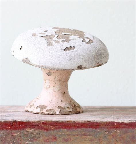 Vintage Concrete Mushroom | Etsy | Vintage, Chippy paint, Stuffed mushrooms