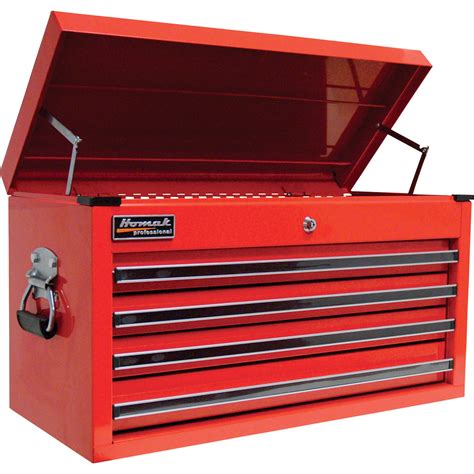 Homak Pro Series 27in. 4-Drawer Top Tool Chest — 26 1/4in.W x 12in.D x