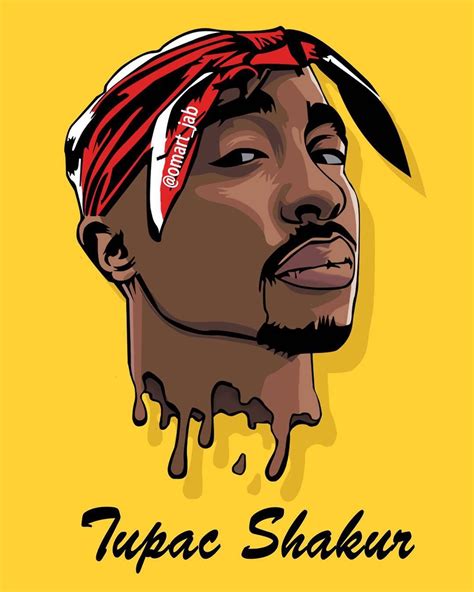 Digital Art Of Tupac Shakur