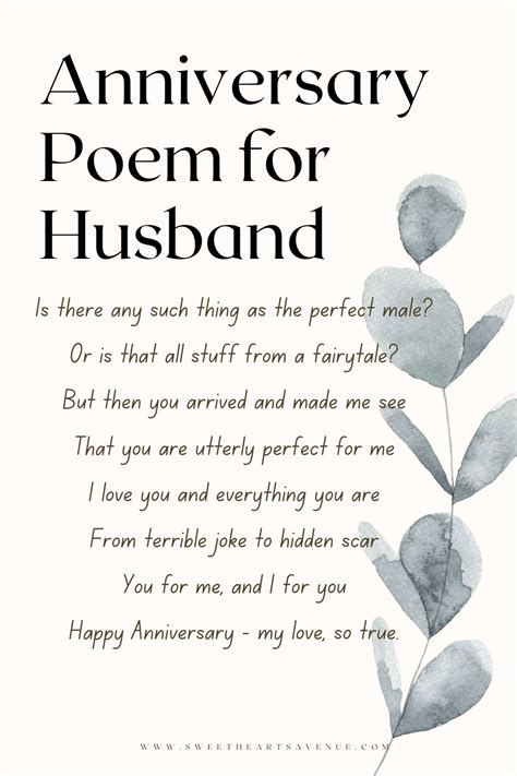 Heartfelt Anniversary Poem For Husband In 2021 Anniversary Poems