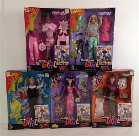 Lot 5 Nrfb Barbie Generation Girl Friends Including Barbie Lara Chelsie Tori And Nichelle