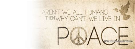 Humanity Peace Facebook Cover Photos