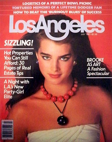 Brooke Shields By Michael Childers For Los Angeles Magazine July 1981