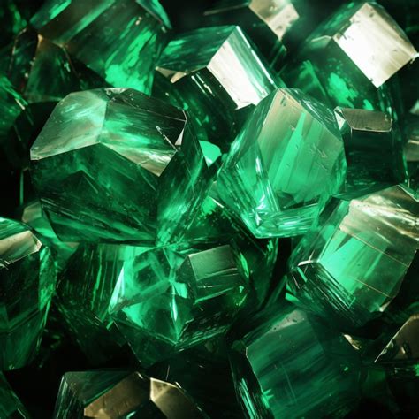 Premium Photo Emerald Green Gemstone Background Gemstones