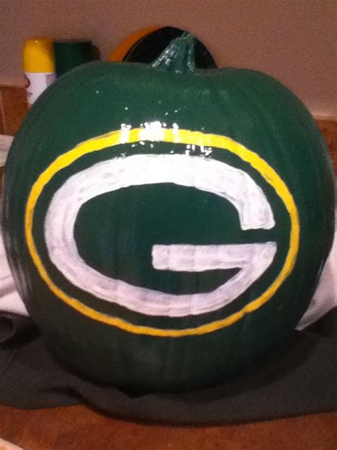 Painted Packer Pumpkin 2012 Packers Halloween Packers Party Fall Fun