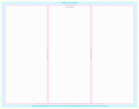 Free Blank Bi Fold Brochure Template Of A4 Bifold Brochure Template