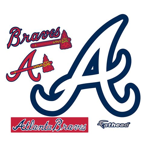 Some logos are clickable and available in large sizes. Atlanta Braves: Alternate Logo - Giant Officially Licensed ...