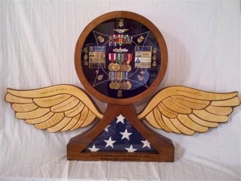 Air Controller Rate Usn Shadow Box Etsy