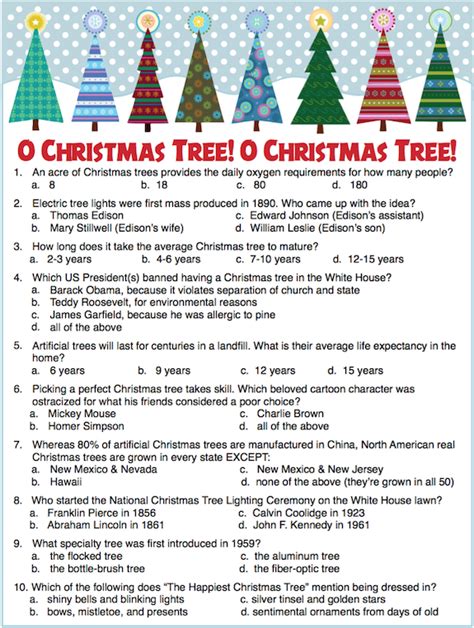 Free Christmas Trivia Games Have A Fun And Memorable Holiday With Our