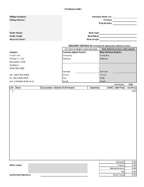 Printable Purchase Order Form Template Classles Democ Vrogue Co