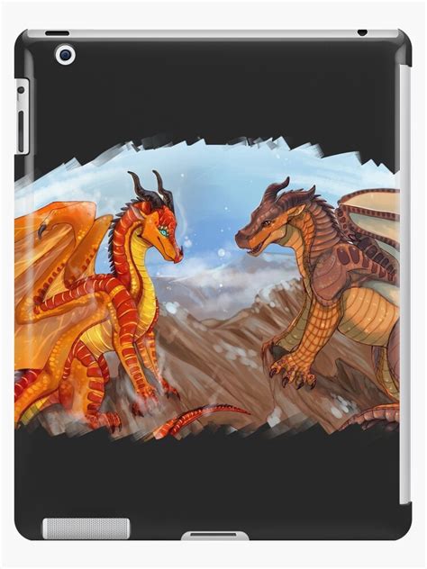 Some doodles of the main characters but i'm only on book two so wings of fire favourite character meme by coldfrontoficeandsky on deviantart. "Wings of Fire - Peril and Clay" iPad Case & Skin by ...