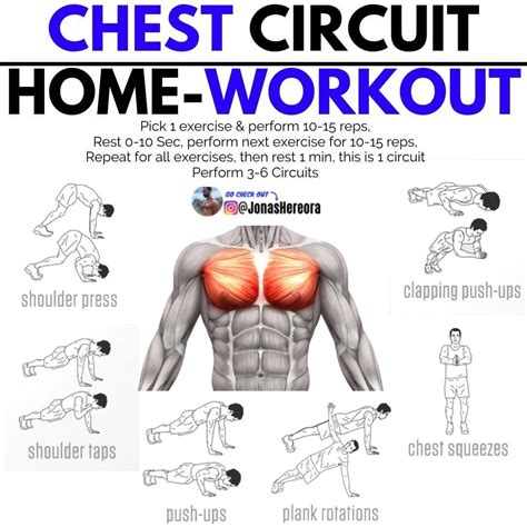 Home Chest Workout | The Best Chest Exercises To Do At Home | Chest workout for men, Chest 