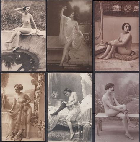 Nude Postcards Collection Of 6 1900 1920 Catawiki