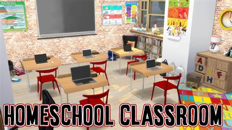 Sims 4 Speed Build Homeschool Classroom Youtube