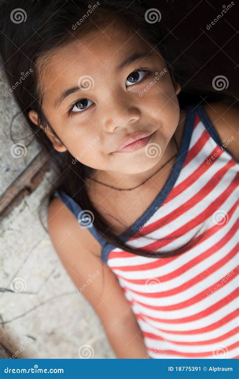 Pretty Philippine Girl Portrait Stock Image Image Of Ethnicity Pretty 18775391