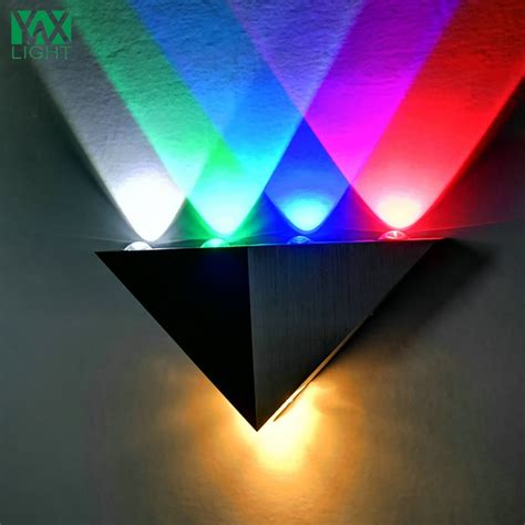 Ywxlight 5w Triangle Creative Led Wall Lamp Corridor Aisle Lights Bar